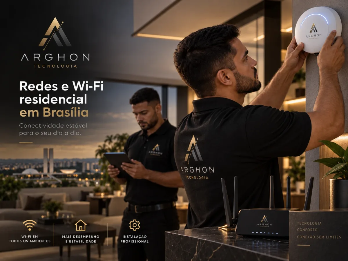 Redes e Wi-Fi residencial em Brasília — Arghon Tecnologia